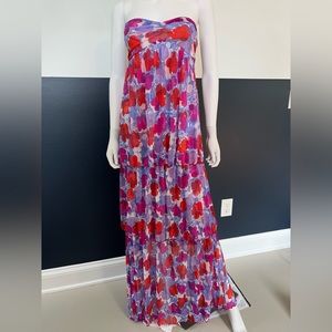 Floral stretchy tube dress